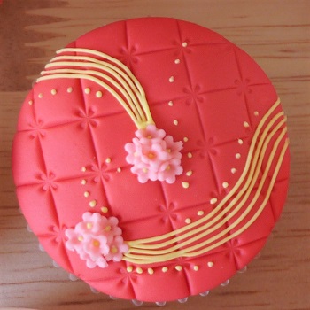 お正月カップケーキ教室